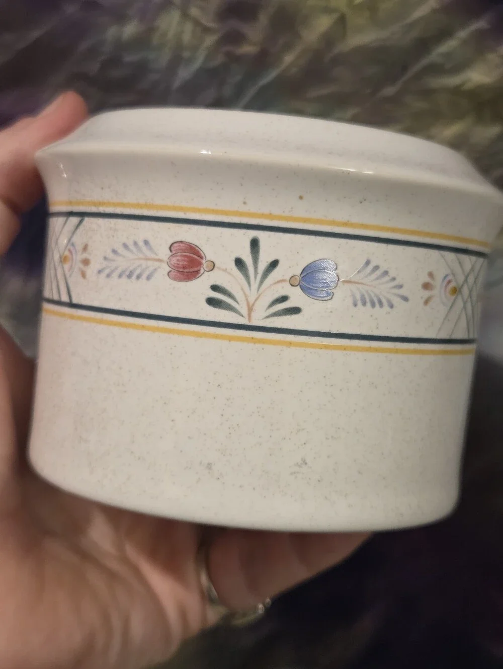 Small Made In Japan By Savoir Vivre Dish With Lid Oven To Table Cracked Lid